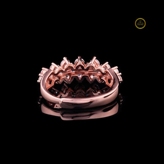Round Anniversary Ring For Women - view 3