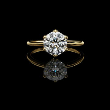 2.00 CT Classic Round Cut Brilliant Lab Grown Diamond Solitaire Ring Unmatched Elegance