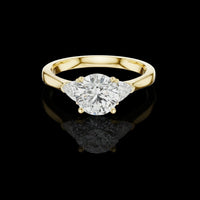 2.50 CT Vintage Moissanite Round Cut Diamond Ring For Royal Look