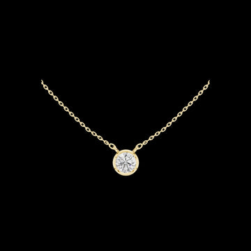 1.50 TCW Stylish Moissanite Round Bezel Set Diamond Solitaire Pendant Minimal Luxury with Sparkle