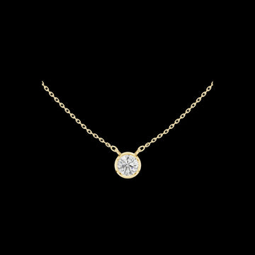 2.50 TCW Stylish Moissanite Round Bezel Set Diamond Solitaire Pendant Minimal Luxury with Sparkle
