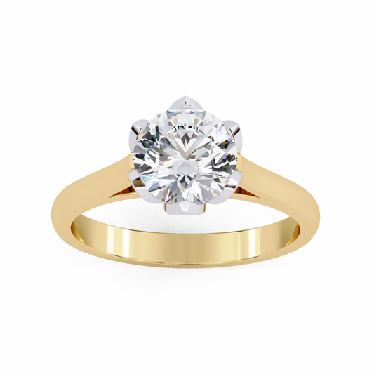 2.00 CT luxury round brilliant solitaire Moissanite diamond ring Timeless elegance by ivevar luxury