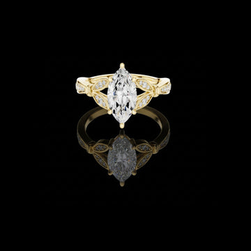 1.42 CT Stylish Lab Grown Marquise Cut Diamond Ring For Every Time