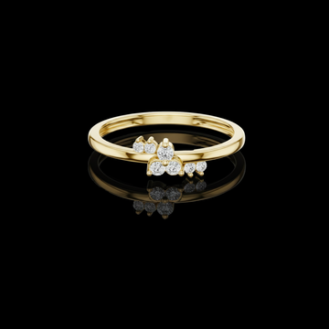 0.70 TCW Gracefully Sculpted Lab Grown Diamond Cluster with Refined Modern Elegance