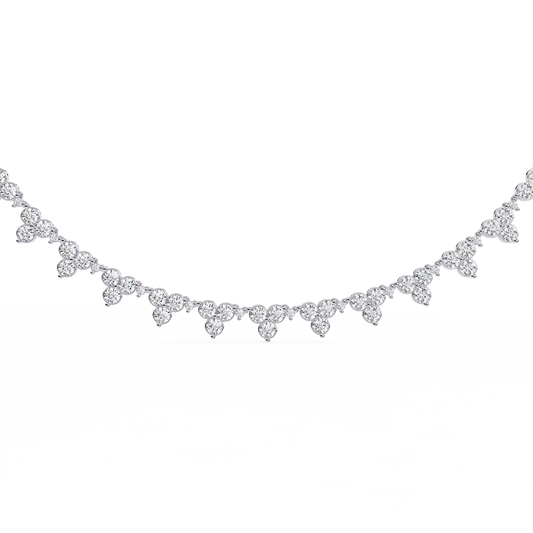 Graduated Round Fringe Necklace - view 4