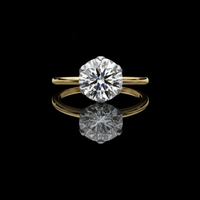 2.00 TCW Timeless Solitaire Round-Cut Six Prong Lab Grown Diamond Ring