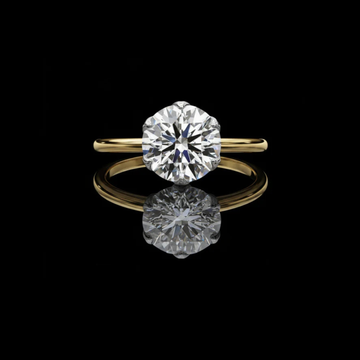 2.00 TCW Timeless Solitaire Round-Cut Six Prong Lab Grown Diamond Ring