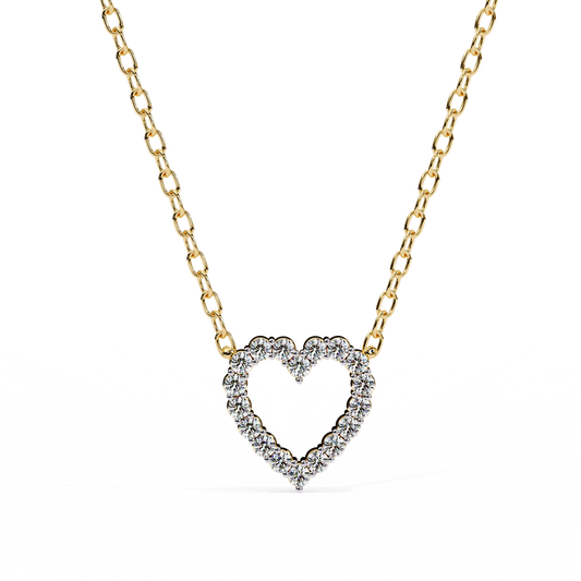 Round Love Motif Pendant - view 2