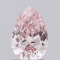 Trendy 0.94 Ct Fancy Intense Pink Pear Cut Moissanite Diamond IGI Certified for Wedding Ring