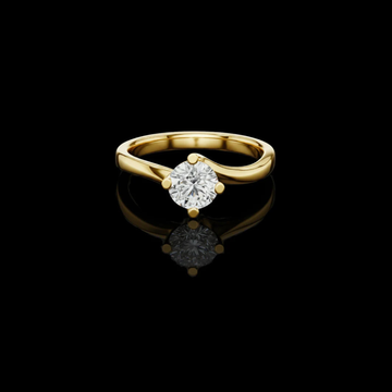 1.00 TCW Dazzling Lab Grown Round Cut Diamond Ring For Every Occasions