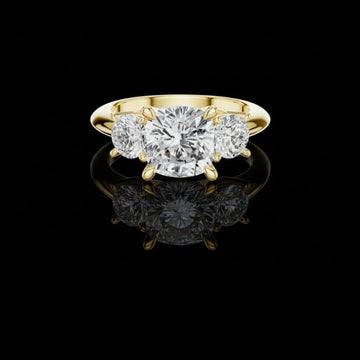 2.50 CT Heavenly Lab Grown Cushion Cut Diamond Ring For Quit Hope