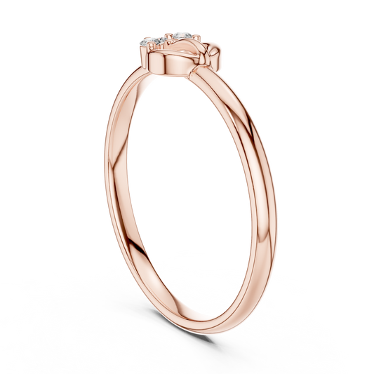 Desire Round Cut Moissanite Ring For Every Look - view 2