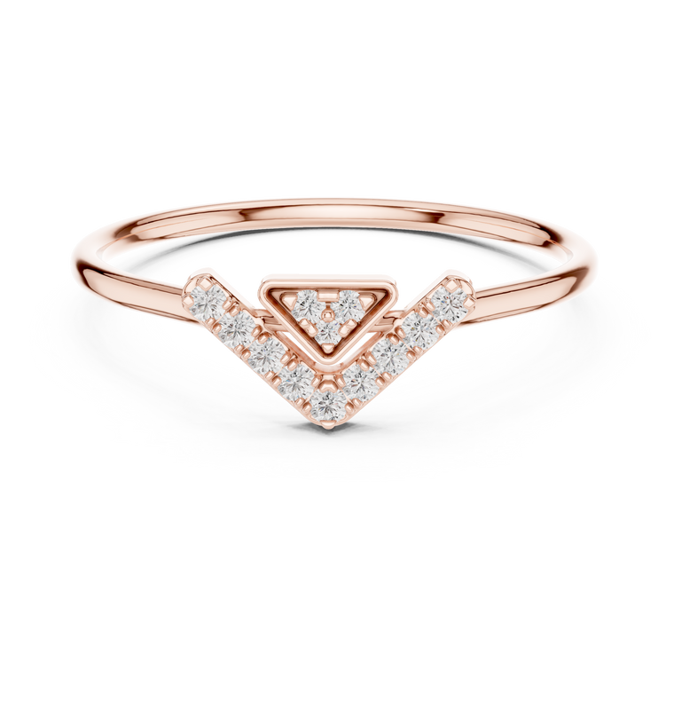 Antique Shape Round Cut Lab Diamond Wedding Band - view 2