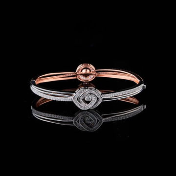 4.48 TCW Modern Luxury Design Two-Tone lab Diamond Geometric Bracelet For Girlfriend By Ivevar