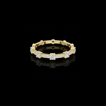 2.00 TCW Elegant Round Brilliant Cut Moissanite Diamond Eternity Ring Minimalist Luxury Jewelry for Women