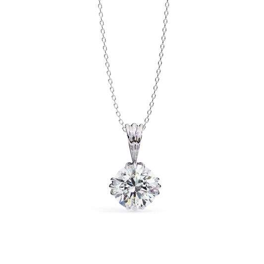 Circular Silhouette Charm Pendant Center - view 4