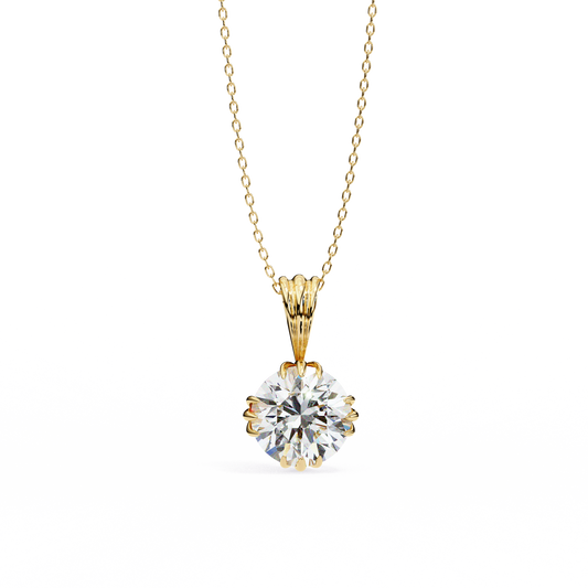 Circular Silhouette Charm Pendant Center - view 2