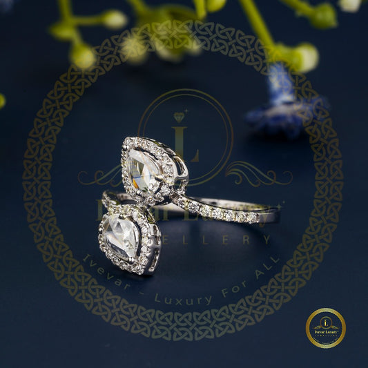 Rose cut diamond luxury ring by Ivevar